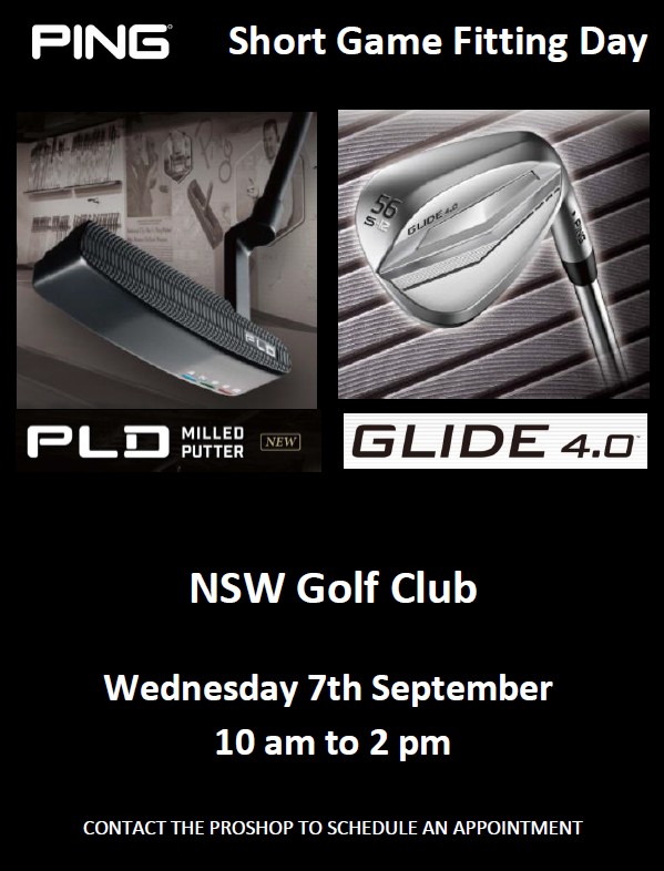 Ping Wedges & Putter Fitting Day - New South Wales Golf Club